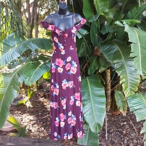 Dark Floral maxi dress
